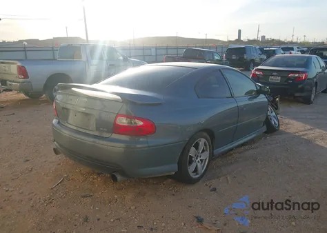 2005 Pontiac Gto from USA, damaged, VIN 6G2VX12U85L396022